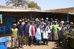 Ontvangst in Guéguéré 